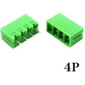Resim Geçmeli Klemens 4 Pin 3.81mm Erkek 180 Derece 