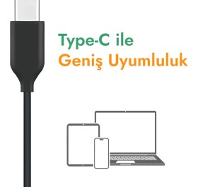 Resim Lucatech Samsung Galaxy S20 / S20 Plus / S24 / S24 Plus Uyumlu Type-C Kulaklık 