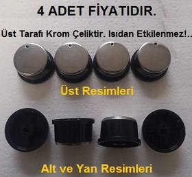 Resim Reccini Ankastre Ocak Düğmesi-Yanmaz Model 