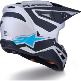 Resim Alpinestars SM3 Heath Off-Road Kaskı Siyah Gri 
