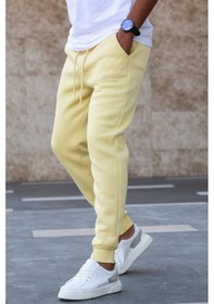 Resim Madmext Sarı Basic Eşofman 5433 Sarı 