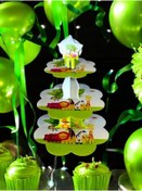 Resim Safari Temalı Kek Standı - Doğum Günü Parti Ve Eğlenceli Etkinlikler İçin 7 