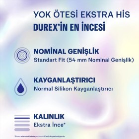 Resim Durex Yaz Paketi – Yok Ötesi Ekstra His Prezervatif 20li + 2si1 Arada Titreşimli Vibratör + Ylang Ylang Jel 200ml 