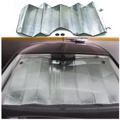 Resim Balonlu Gümüş Ön Cam Perdesi Büyük 75X165 / Peon30 