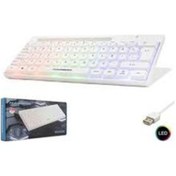 Resim Hadron Hdx2608 Kablolu Oyuncu Mini Klavye Led Q Beyaz 