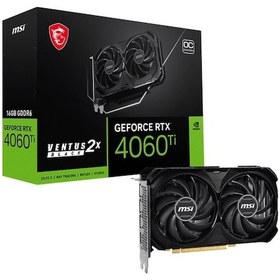 Resim GeForce RTX 4060 Ti Ventus 2X Black 16G OC 16 GB GDDR6 128 Bit DX12 Gaming Oyuncu Ekran Kartı 