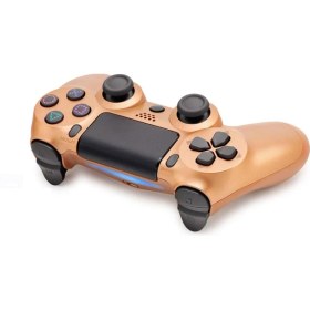Resim Büro Ev Ofis Oyun Konsolu Için Bakır Renk Ps4 Gamepad Oyun Kolu 