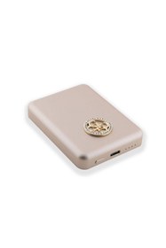 Resim Guess Lisanslı Magsafe Şarj Özellikli Taşlı 4G Logolu Powerbank 3000mAh 5W Gold 
