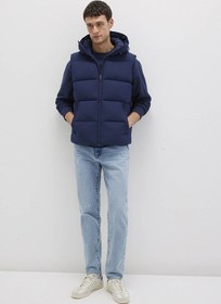 Resim Mavi Koyu Lacivert Erkek Yelek M0110089-82318 Koyu Lacivert 