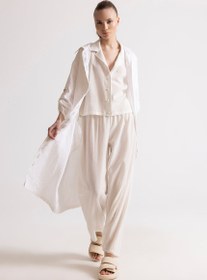 Resim Cepli Keten YOULinen Kap - Siyah / 2 