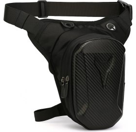 Resim Av A Dos Unisex Kabuk Korumalı Suya Dayanıklı Motorcu Bacak Çapraz Omuz Bel Çantası 