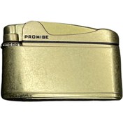 Resim PROMISE Soft Flame Fırçalı Gold Metal Çakmak 