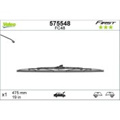 Resim Valeo SİLECEK SÜPÜRGESİ 48CM X1 NORMAL TİP FİRST ÜNİVERSAL NGR4651 NGR4651 NGR465 