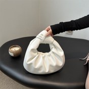 Resim Belt Bag - Beyaz, Ayarlanabilir Askı Çapraz Çanta Toka Kapatma, Polyester Astar, Elde Yıkanabilir, Şık Sokak Moda Aksesuarı, Rahat Moda Aksesuarı | Minimalist Tasarım | Ayarlanabilir Askı Çantası 