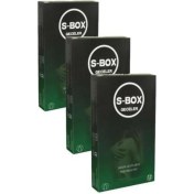 Resim S-Box Geceler Prezervatif 3X12'LI Paket 