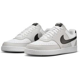 Resim Nike Court Vision Low Next Nature Unisex Günlük Ayakkabı Sneaker Gri Beyaz 