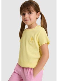Resim U.s. Polo Assn. Kız Çocuk Açık Sarı Tişört Basic 50325610-vr004 Acık Sarı 