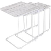 Resim C Zigon Sehpa 3'Lü Takım Mdf Kristal 