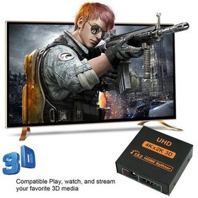 Resim 2 Port Hdmi Çoklayıcı 4K Çoğaltıcı Splitter Switch 2160P 1 Giriş 
