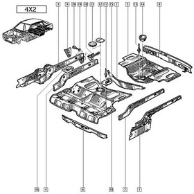 Resim Arka Tampon Traversi R.21 7750785800 