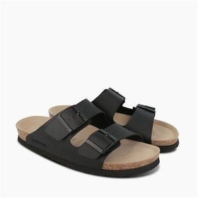 Resim Terlik Erkek Hawaıı G104363 Genuins Vegan Black Vegan Black Siyah 