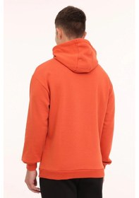 Resim Lumberjack 4W MB SN04 HOODIE 4PR Erkek Kiremit Sweatshirt 
