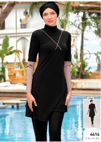 Resim Adasea Norman 4414 Tam Boy Tasarım Tesettür Mayo 001 