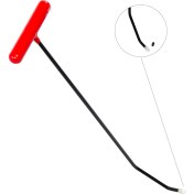 Resim 60 cm 8 mm Çap Çift Kıvrımlı Vida Diş Uçlu Boyasız Göçük Düzeltme Çubuğu - S4-01, Pdr Çubuk 