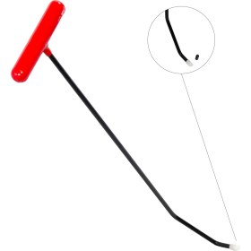 Resim 60 cm 8 mm Çap Çift Kıvrımlı Vida Diş Uçlu Boyasız Göçük Düzeltme Çubuğu - S4-01, Pdr Çubuk 