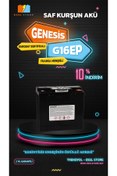 Resim Genesis G16ep 12v 16ah Saf Kurşun Akü, Takviye Cihazı Aküsü 