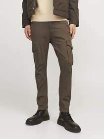 Resim JACK & JONES Kargo Pantolon Lastikli Paça Dar Kesim, 12139912 