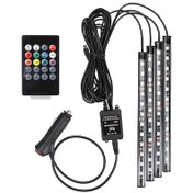 Resim OtoLine Fiat 500 C 2007 ve ve Sonrası Ayak Altı LED 12 Ledli Çok Fonksiyonlu 