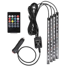 Resim OtoLine Fiat 500 C 2007 ve ve Sonrası Ayak Altı LED 12 Ledli Çok Fonksiyonlu 