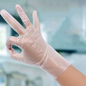Resim 100 Adet Tek Kullanımlık Şeffaf Kalınlaştırılmış TPE Eldiven - Yüksek Kalite, Mutfak, Güzellik ve Evcil Hayvan Bakımı İçin Uygun - Ev Temizliği ve Pişirme İşleri için 