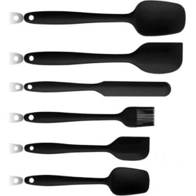 Resim Hype Store Yanmaz Yapışmaz Silikon 6'lı Pasta, Yumurta Fırçası, Kaşık , Spatula Mutfak Seti 