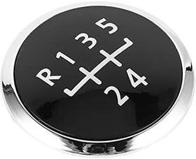 Resim Dişli Kafası Trim, Vites Topuzu Kapatma başlığı Şık Araba İç Dekorasyon T5 2003-2010 Için Fit (5. vites) 