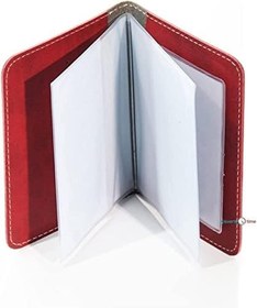 Resim Alisveristime Oto Ruhsat Kabı Suni Deri (Bordo) 