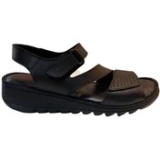 Resim Neon Akm-088 Kadın Siyah Hakiki Deri Sandalet - 36 Siyah 