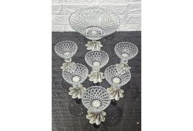 Resim Atabey Home 11 Parça Çeyiz Seti Döküm Ayaklı Sunum Seti & Meyvelik & Dondurmalık & Kurabiyelik & Kayık 