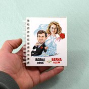 Resim Her Zaman Yanındayım Karikatürlü Defter 