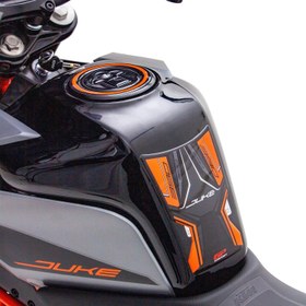 Resim KTM Duke 390 2017-2023 Uyumlu Tank Pad Turuncu Gp Kompozit