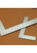 Resim Ulzyvf Paslanmaz Çelik L Cetvel - 50x100mm, Hızlı Ölçüm Aleti, Dayanıklı & Hassas 
