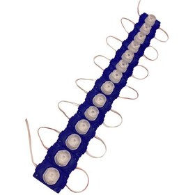 Resim 20 Adet 12 Volt 1.5 Watt Tek Lensli Mavi 3030 Led Modül Ip65 