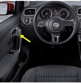 Resim VW Polo 2010-14 Merkezi Kapı Kilit Düğmesi Tuşu Butonu 6R1962125A 