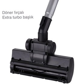 Resim KORKMAZ A902-01 COSMOS PREMIUM ANTRASİT-SİYAH ELEKTRİKLİ SÜPÜRGE Beyaz 