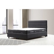 Resim 150x200 Motya Baza Başlık Yatak Seti - Antrasit 