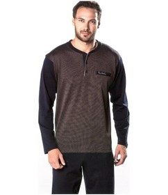 Resim Pierre Cardin Jakarlı 2Li Penye Pijama Takımı 5033 