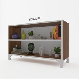 Resim Kenzlife Kitaplık Tuğçe 068*090*020 Cvz Ayaklı Mutfak Dolabı Banyo Ofis Ayakkabılık Kiler 