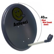 Resim Antenci 40Cm Mini Çanak Anten Next Lnb 10Mt Kablo 