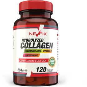 Resim Nevfix Hidrolize Collagen Glutatyon 120 Tablet Hyaluronic Acid 